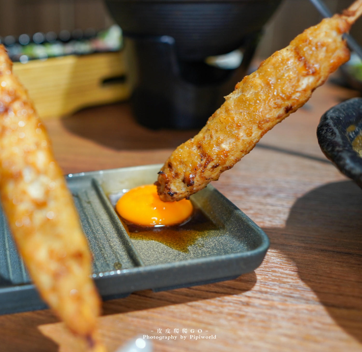醬燒月見雞肉丸串