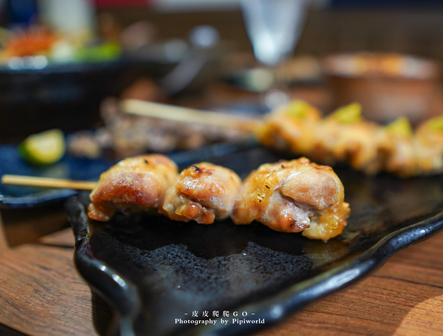 鹽燒雞腿肉串