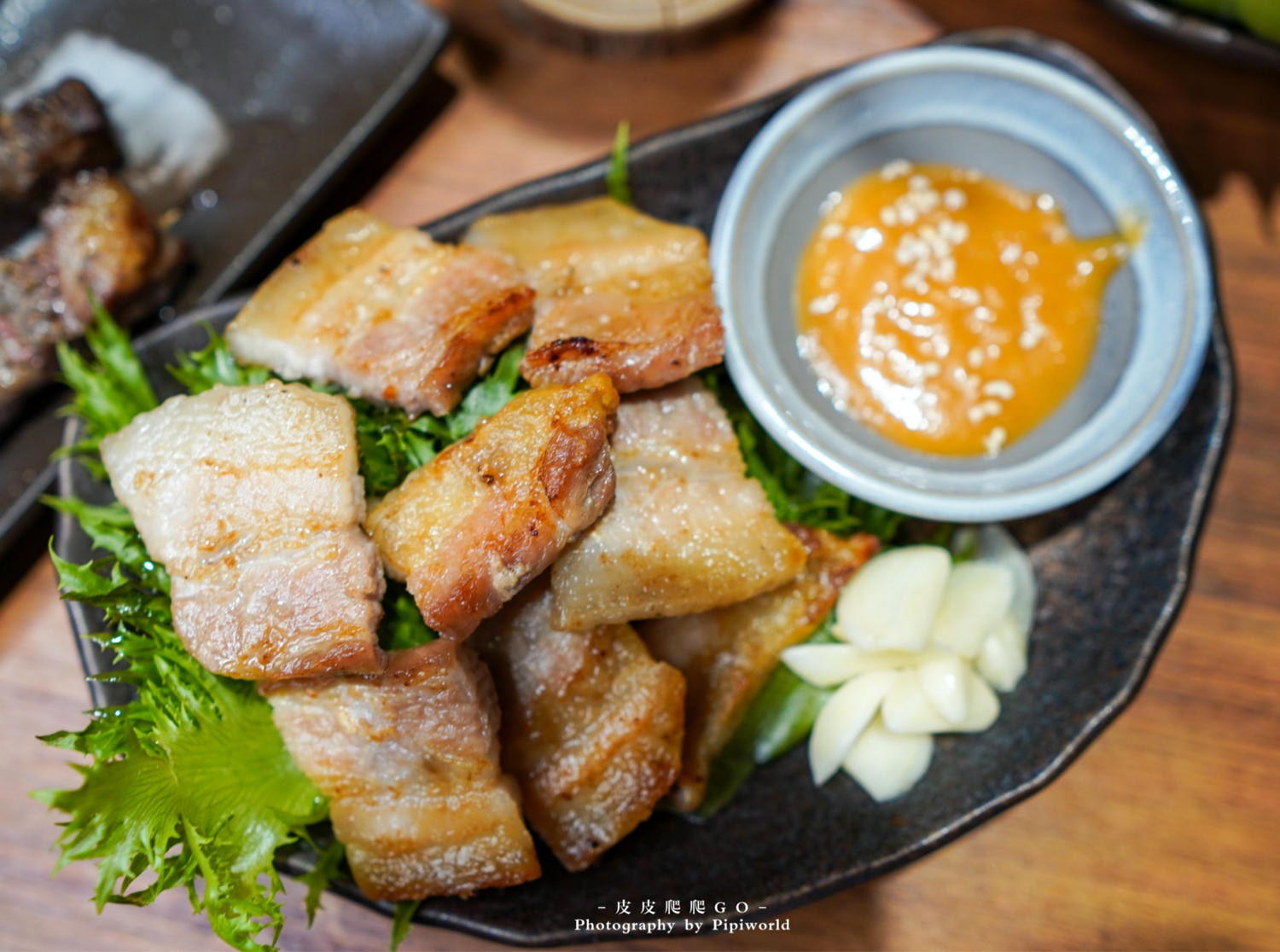 豬五花包菜佐味噌醬