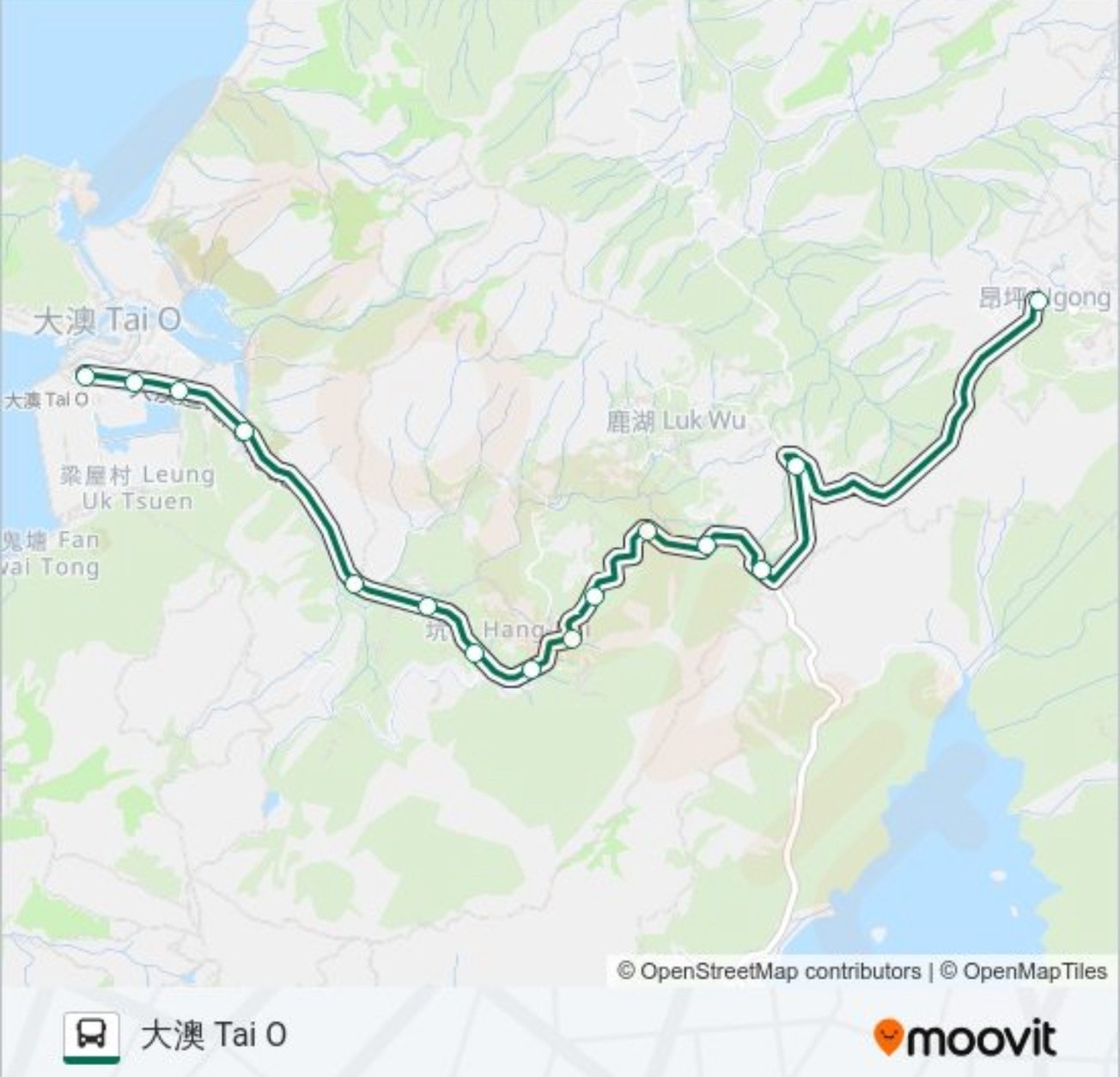 【香港旅遊】大嶼山昂坪360纜車、大澳漁村旅遊攻略、昂坪市集|香港一日遊攻略,山海文創療癒一日遊 - 第30張圖 香港昂坪到大澳怎麼搭車